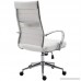Poly and Bark Tremaine High Back Management Chair in Vegan Leather White - B077F7X987