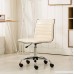 Roundhill Furniture OF1011BG Fremo Chromel Adjustable Air Lift Office Chair Beige - B072J5W4NJ