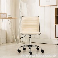 Roundhill Furniture OF1011BG Fremo Chromel Adjustable Air Lift Office Chair  Beige - B072J5W4NJ