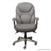 Serta Works Executive Office Chair with Back in Motion Technology Seamless Light Gray Fabric - B075D9TBG9