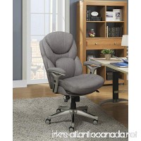 Serta Works Executive Office Chair with Back in Motion Technology  Seamless Light Gray Fabric - B075D9TBG9