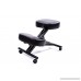 SLEEKFORM Ergonomic Kneeling Chair Adjustable Stool For Home and Office - Thick Comfortable Cushions - B01GF6D5T0