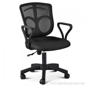 Yaheetech Mid-Back Mesh Chair Mesh Computer Desk Task Ergonomic Chair - B071JRBZNK