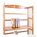 Bamboo 5-Shelf Bookcase Natural - B01CW5Z9A6