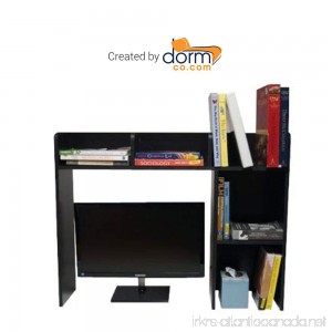 DormCo Classic Desk Bookshelf - Black - B00J5JGBLY