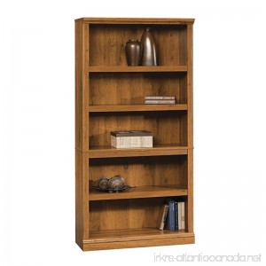 Five Shelf Bookcase in Abbey Oak Finish - B004HB5EM2