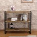FIVEGIVEN 3 Tier Bookshelf Rustic Industrial Bookcase with Modern Open Wood Shelves Sonoma Oak - B075T7WSC9
