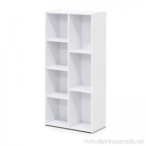 Furinno 7-Cube Reversible Open Shelf White 11048WH - B074NHZ61G