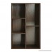 HOME BI 5 Cube Wood Bookcase Organizer Home Office Book Shelf Storage Cabinet Black Oak - B07C3LPDD8
