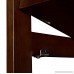 Regency Flip Flop 34-inch High Folding Bookcase- Mocha Walnut - B0074FWPPW