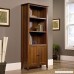 Sauder 416967 Carson Forge Library with Doors Washington Cherry - B00MGT1ZK2