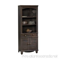 Sauder Harbor View Library with Doors Antiqued Paint - B001DNF26K