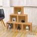 Way Basics Eco Stackable Storage Cube and Cubby Organizer Natural (made from sustainable non-toxic zBoard paperboard) - B001TREQE4