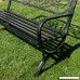Belleze 50 Welcome Vines Decorative Patio Garden Outdoor Park Bench Seat Backyard Bronze - B06ZYWSGKB