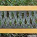 Belleze Outdoor Garden Bench Path Porch Patio Seat Cast Iron Hardwood - B01H0V23AQ