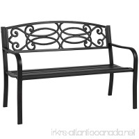 Best Choice Products 50" Outdoor Patio Garden Bench Steel Frame Park Yard Porch Furniture - B01BW9CXLG