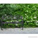 FDW Patio Park Garden Bench Porch Path Chair Outdoor Deck Steel Frame New - B01HSTF69A