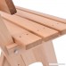Giantex Wooden Garden Bench Chair Wood Frame Outdoor Yard Deck Furniture 5 Ft 3 Seats (Nature) - B072BGWDFL