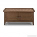 Home Styles 5134-26 Montego Bay Outdoor Solid Wood Storage Bench Barnside Brown - B07DB617FD