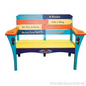 Margaritaville Outdoor Southern Most Pt. Bench - B01NBE1HDH