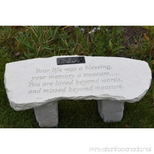 Memorial Bench: Your Life Was a Blessing - B016RE13DA id=ASIN