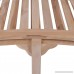 vidaXL Patio Garden Teak Curved Banana Wooden Bench Chair Seat Outdoor 2-Seater - B071S1HJYT