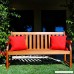 Vifah Baltic Eco-friendly 5-foot Outdoor Wood Garden Bench - B00M0GK7SM