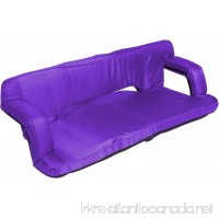 43" Portable Adjustable Double Recliner Seat - Multiuse for 2 by Trademark Innovations (Purple) - B06XFZ7VQP