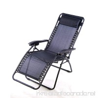 Anti-Gravity Chair Zero-Gravity Chair Super Comfortable Lounge Patio Chairs Outdoor Yard Beach Garden Folding Chair With Cup Holder - B007ALTY9U