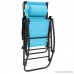 Best Choice Products Foldable Zero Gravity Rocking Patio Chair w/Sunshade Canopy - Blue - B07934SPN5