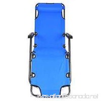 Crazyworld Portable Extendable Folding Chairs Outdoor Patio Yard Beach Pool Patio Lounge Chairs with Pillow Reclining Chair Blue Load-bearing 150kg - B07988JWDV