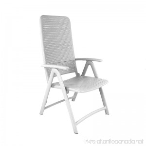 Darsena Outdoor Folding Patio Chair - Bianco - B01GECA2EQ