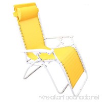 Zero Gravity Chair in Yellow - - B06XBB78JP