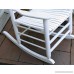 Oliver and Smith - Nashville Collection - Heavy Duty Wooden White Patio Porch Rocker- Rocking Chair - Made in USA - 26 W x 34 D x 47 H - 400 LBS - B07585VN3F