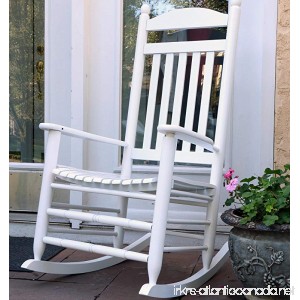 Oliver and Smith - Nashville Collection - Heavy Duty Wooden White Patio Porch Rocker- Rocking Chair - Made in USA - 26 W x 34 D x 47 H - 400 LBS - B07585VN3F