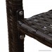Yardeen Rocking Rattan Chair Outdoor Patio Yard Furniture Wicker Chair with Cushion - B07BPXJG9P