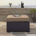 Crosley Furniture KO70127BR-MO Biscayne Outdoor Wicker Ottoman Cushions Mocha - B074QMPWZ1