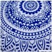 White and Purple Indian Large Mandala Floor Pillow Comfortable Home Car Bed Sofa Large Mandala Floor Pillows Round Bohemian Meditation Cushion Cover Ottoman Pouf Cover - B075Z2Y793