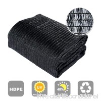 Agfabric 40% Sunblock Shade Cloth Cover with Clips for Plants 10’ X 10’  Black - B00LH88HUO