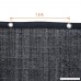 Agfabric 70% Sunblock Shade Cloth with Grommets for Garden Patio 6’ X 12’ Black - B0185HSHWM