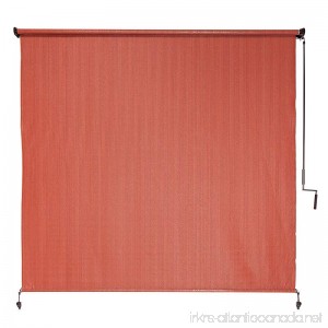 Coolaroo Outdoor Cordless Roller Shade 8ft by 6ft Terracotta - B00LTONMJM