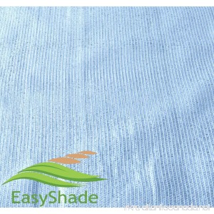 EasyShade 80% Heavy Duty Sunscreen White Shade Cloth UV Fabric (14ft x 10ft) - B06WWC48FY