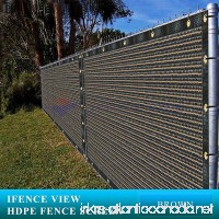 Ifenceview 4'x100' Brown Shade Cloth / Fence Privacy Screen Fabric Mesh Net for Construction Site  Yard  Driveway  Garden  Railing  Canopy  Awning 160 GSM UV Protection - B077CS699S