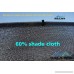 SHANS New Design 60% UV Black Shade Cloth Sunscreen Fabric with Clips Free (10 ft x 6 ft) - B0761LKKFB