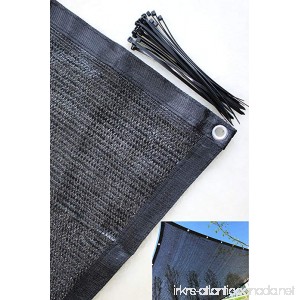 YGS 80% Black 10ftx20ft Shade Cloth UV Resistant Net For Garden Flower Plant - B01LZNWJGA