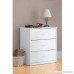 Mainstays 3-Drawer Dresser 3 easy-glide drawers (White) - B01M8MS4MC