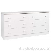 Prepac White 6-Drawer Dresser - B001KW0ERG