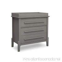 Serta Mid Century Modern 3 Drawer Dresser with Changing Top - B0777YQ6PS