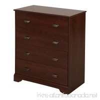 South Shore Fundy Tide 4-Drawer Chest  Royal Cherry - B00WWMLP2G