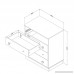 South Shore Litchi 4-Drawer Dresser Pure White with Nickel Finish Knobs - B00H24FVBU